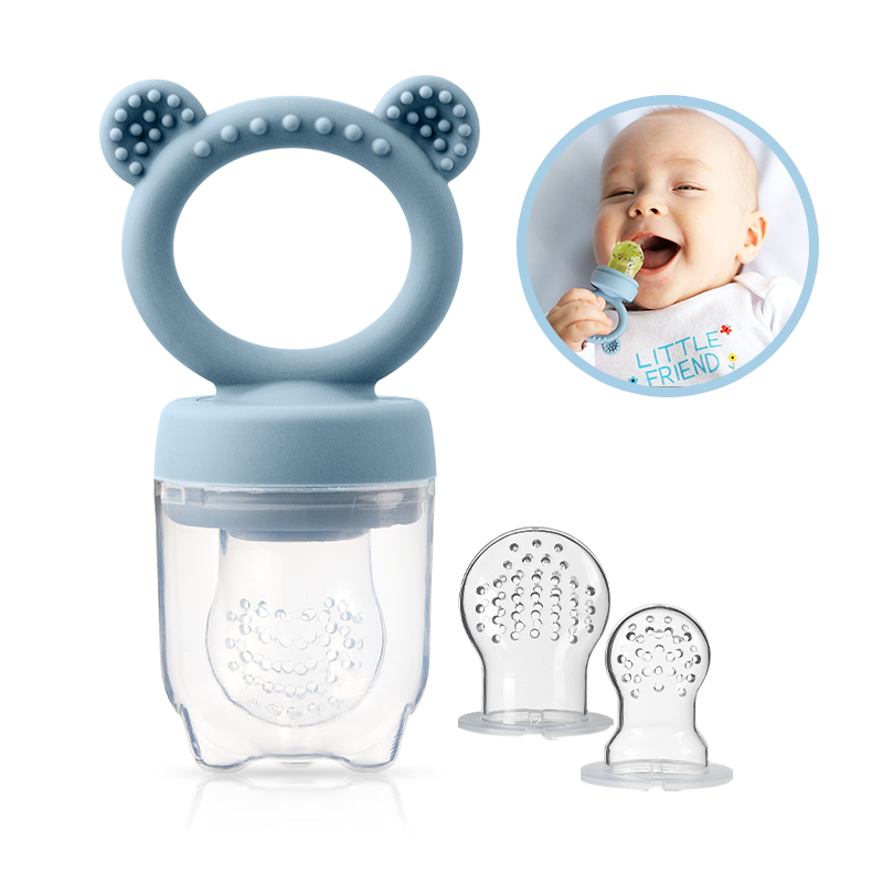 Baby Food Healthy - 실리콘 곰돌이 모양 아기 과일 피더