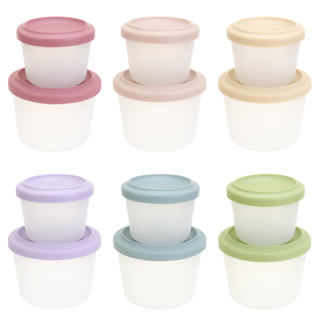 Baby Food Weaning - 2PCS BPA 무료 아기 음식 보관