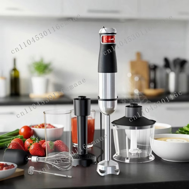 Baby Food Healthy - 6-in-1 1200W 강력 핸드 블렌더 세트,