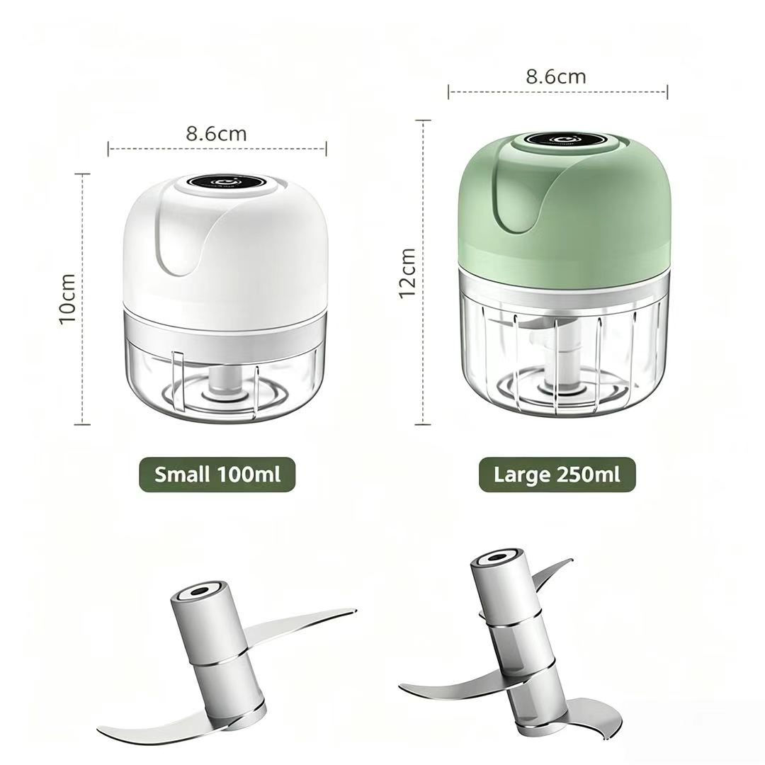 Baby Food Vegetable - 23W USB 충전식 전기 마늘 다지기