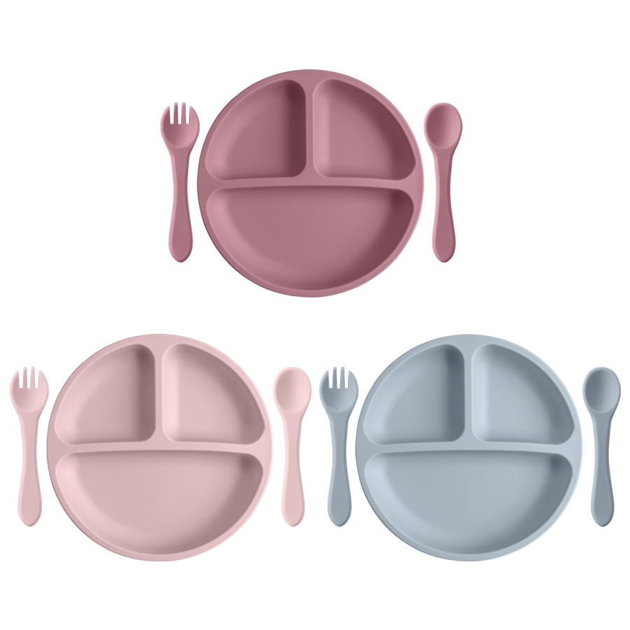 Baby Food Utensils - 3PCS 어린이 식기 세트 아기 먹는