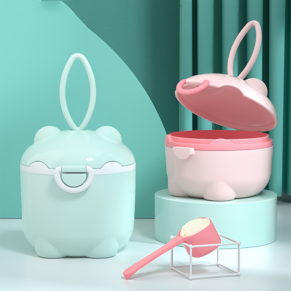 Baby Food Pouches - 1pc 휴대용 4층 분유 상자, 분유