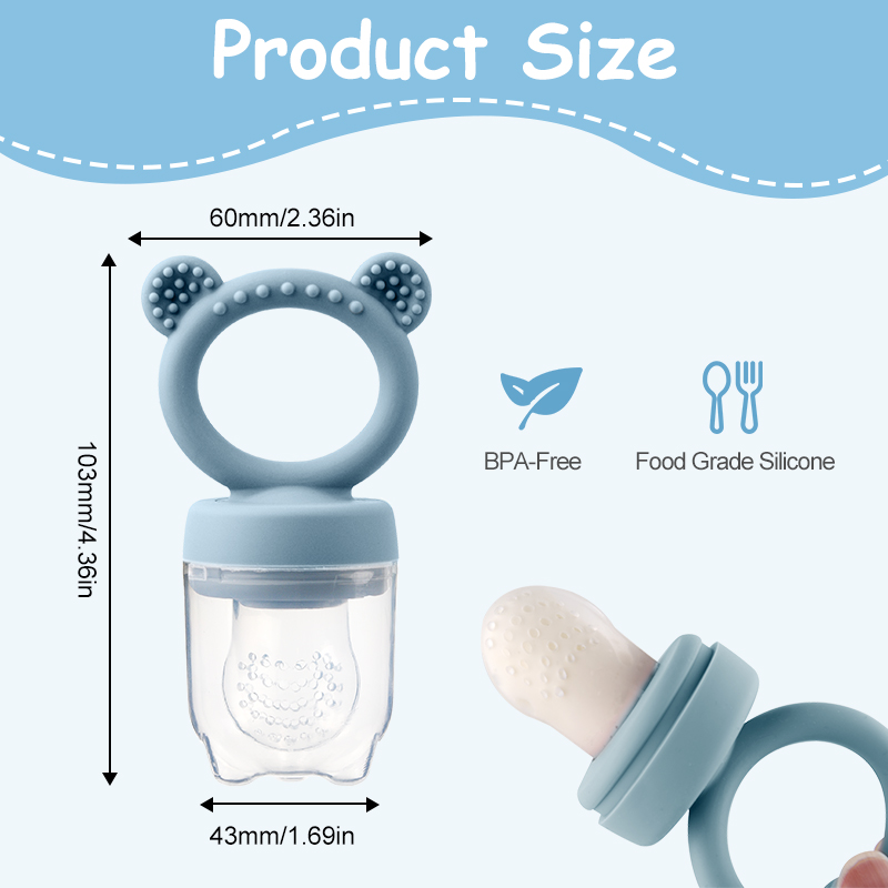 실리콘 곰돌이 모양 아기 과일 피더 신선한 과일 푸드  - Baby Food Healthy 리뷰 및 가격
