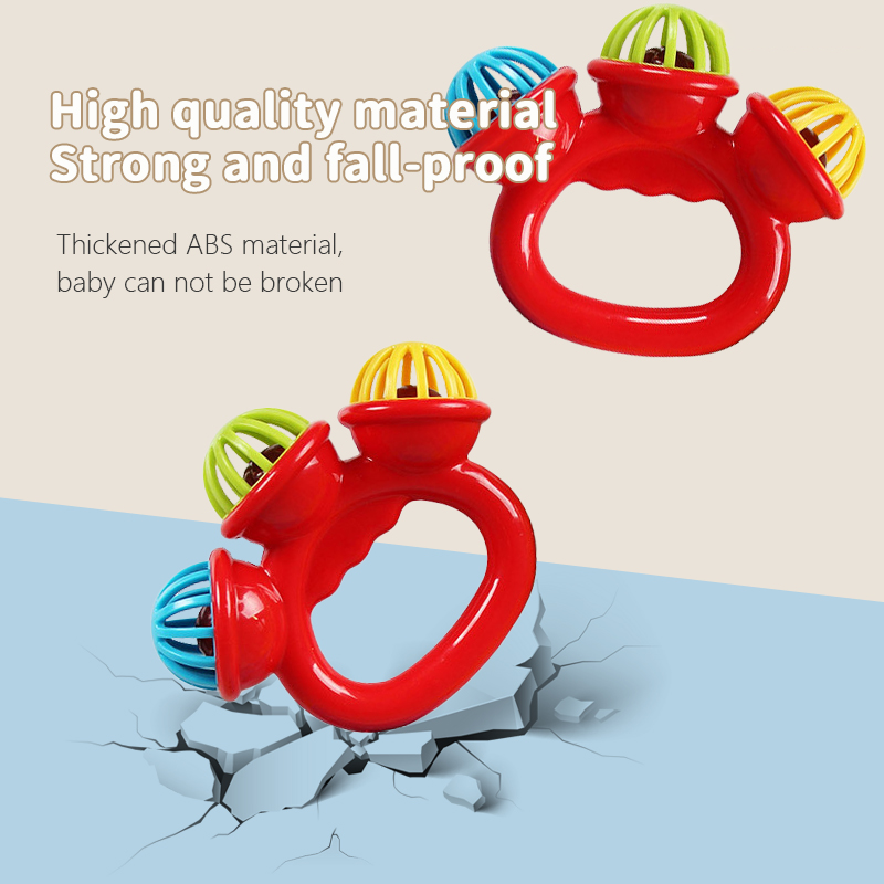 1-4PCS 아기 손 딸랑이 공 장난감 신생아 파악 핸 - Baby Food Quantity 리뷰 및 가격