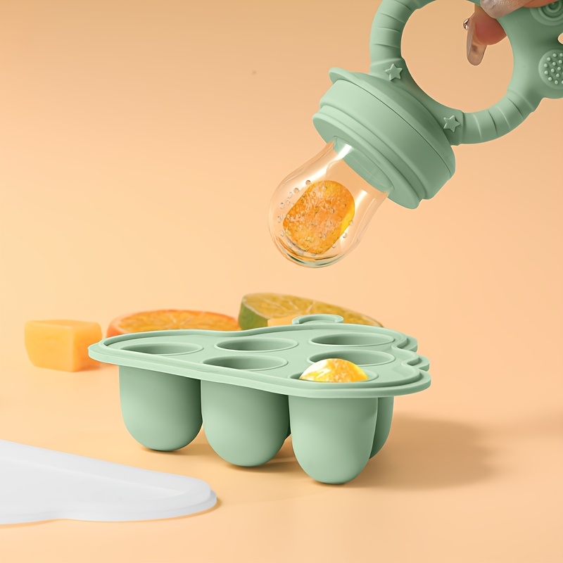 2pcs/1pc 뚜껑이있는 미니 베이비 과일 야채 냉동 - Baby Food Vegetable 리뷰 및 가격