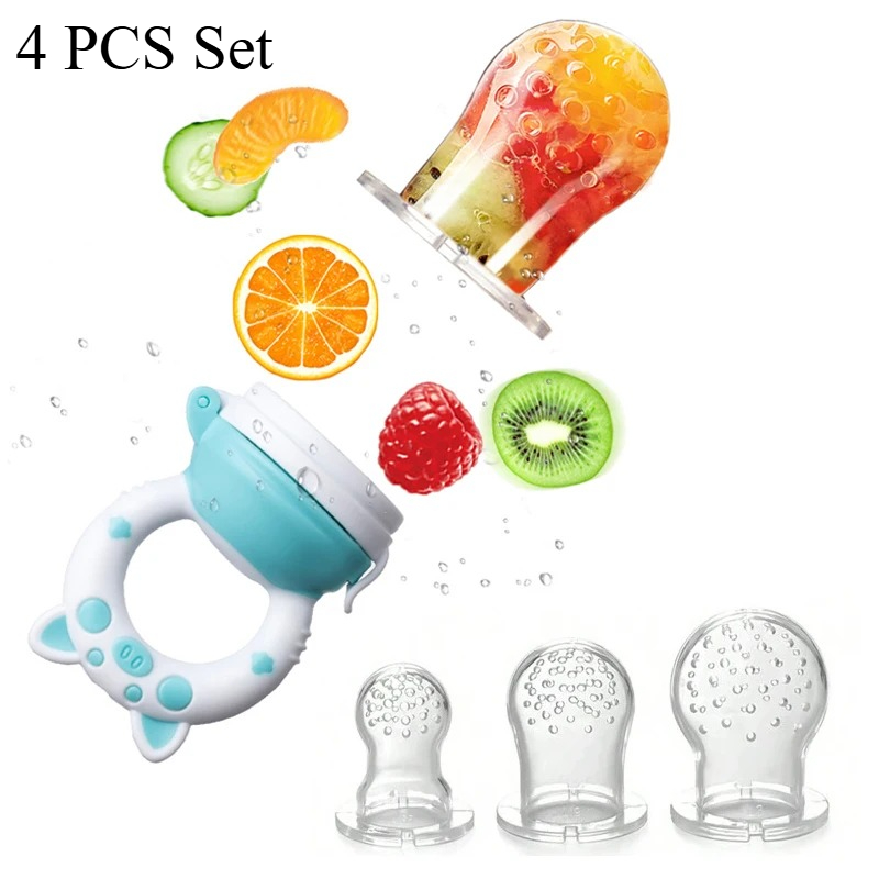 4개/세트 실리콘 과일&야채 피더 (영유아용, 6-36 - Baby Food Quantity 리뷰 및 가격