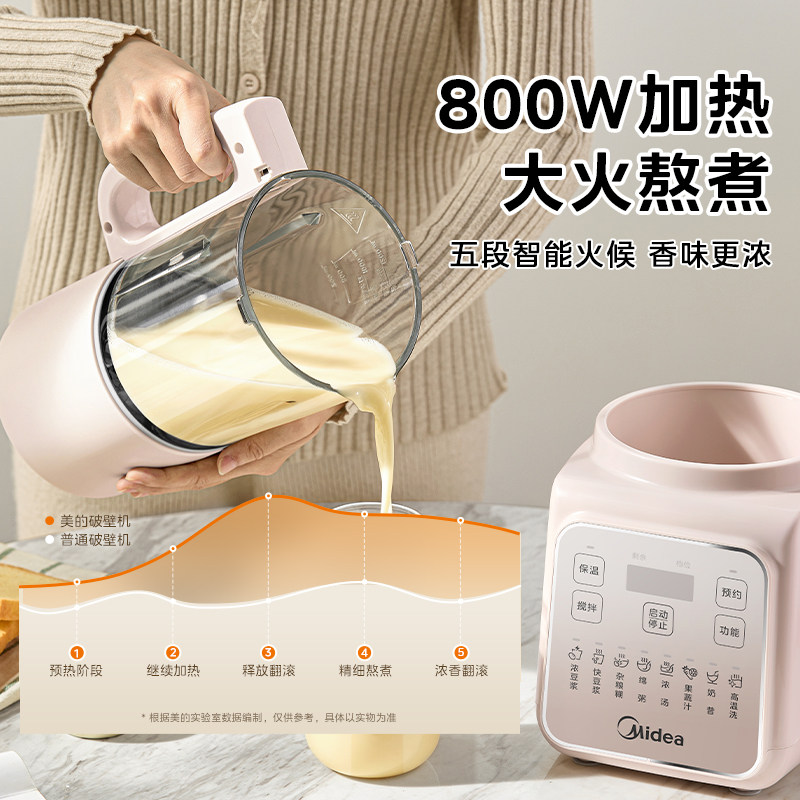 새로운 조용한 자동 벽파괴기 두유 제조기 다기능 아기  - Baby Food Maker 리뷰 및 가격