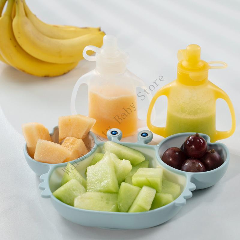 XXFE 110ML 유아식 용기 케이스 대용량 실리콘  - Baby Food Vegetable 리뷰 및 가격
