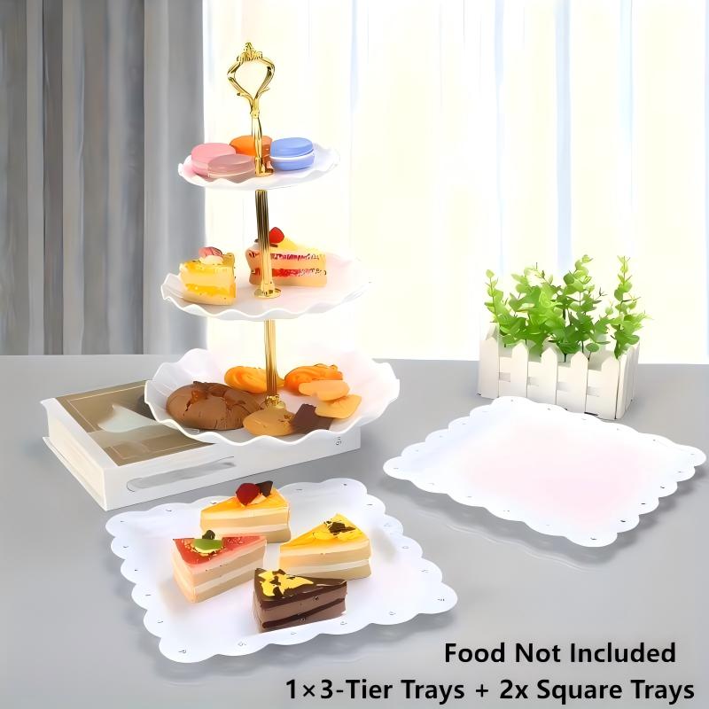 1/3/4/5개 세트 장식용 음식 트레이 - 결혼식,  - Baby Food Quantity 리뷰 및 가격