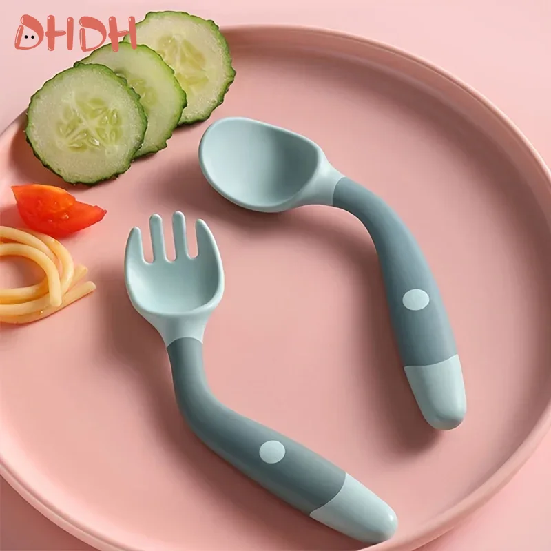 아기 및 어린이 스푼 및 포크 세트, 부드럽고 구부릴  - Baby Food Quantity 리뷰 및 가격