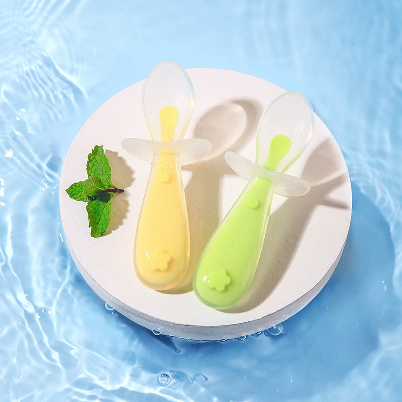 아기 실리콘 스푼, 아기 쌀 페이스트 먹이, 소프트 헤 - Baby Food Utensils 리뷰 및 가격