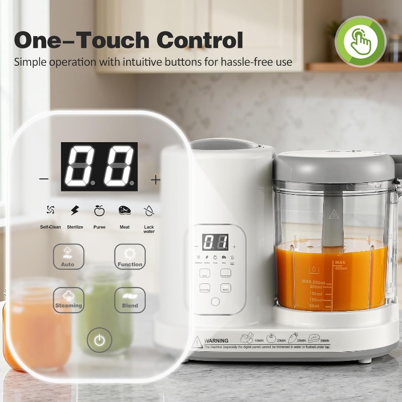 이유식 제조기 스티머 블렌더 4 in 1 자동 스팀 블 - Baby Food Quantity 리뷰 및 가격