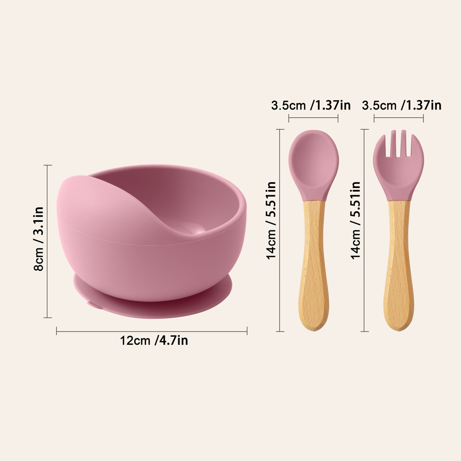 Mamaplan 3PCS 아기 실리콘 먹이 세트 유아  - Baby Food Utensils 리뷰 및 가격