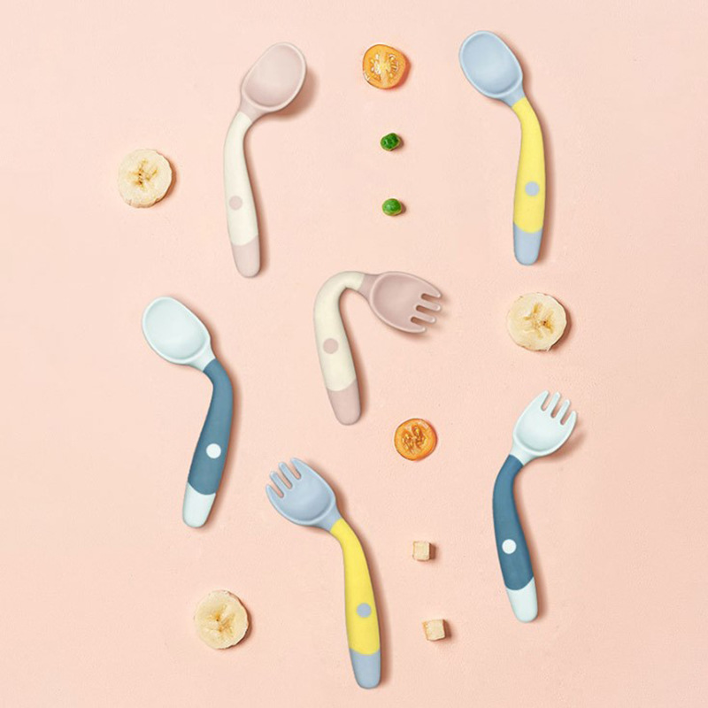 아기를위한 구부릴 수있는 실리콘 스푼 BPA 무료 식기 - Baby Food Utensils 리뷰 및 가격