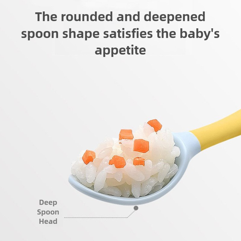 아기를위한 구부릴 수있는 실리콘 스푼 BPA 무료 식기 - Baby Food Utensils 리뷰 및 가격