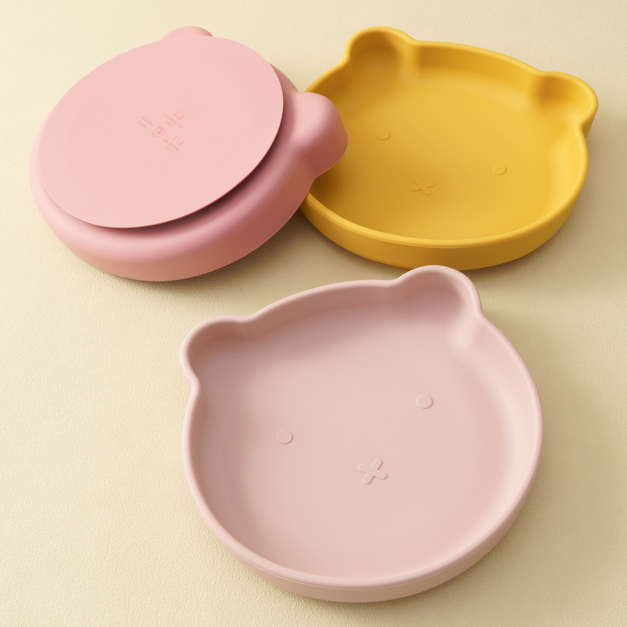 1PC 실리콘 아기 요리 흡입 식사 접시 만화 곰 모양 - Baby Food Quantity 리뷰 및 가격