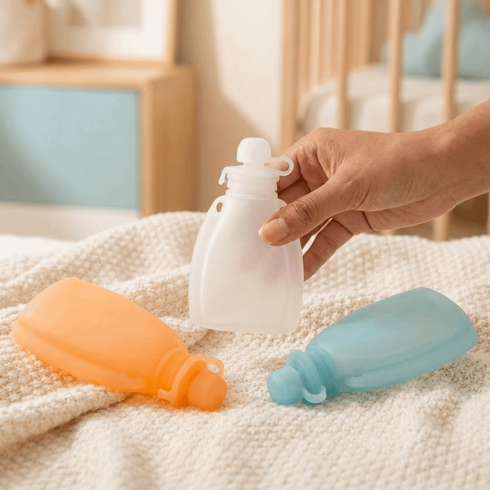 BPA 프리 아기 이유식 파우치 120ml 대용량 식품 - Baby Food Pouches 리뷰 및 가격