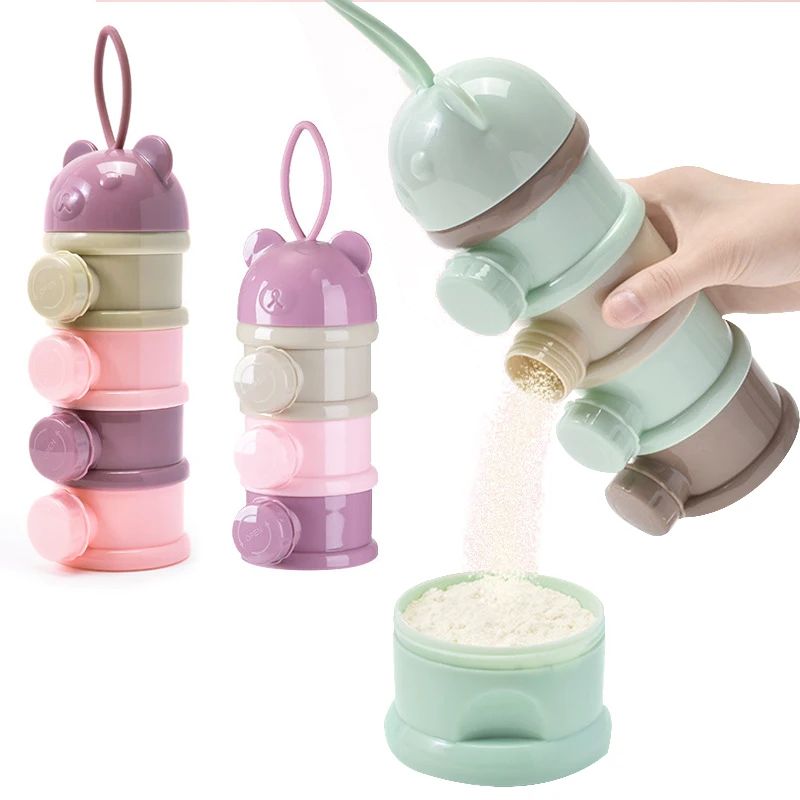 3/4 레이어 아기 휴대용 이유식 보관 상자 다중 개방 - Baby Food Pouches 리뷰 및 가격