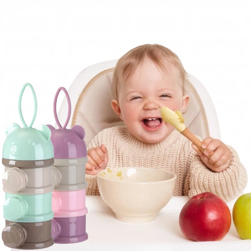 3/4 레이어 아기 휴대용 이유식 보관 상자 다중 개방 - Baby Food Pouches 리뷰 및 가격