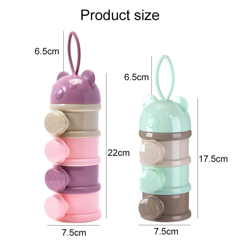 3/4 레이어 아기 휴대용 이유식 보관 상자 다중 개방 - Baby Food Pouches 리뷰 및 가격