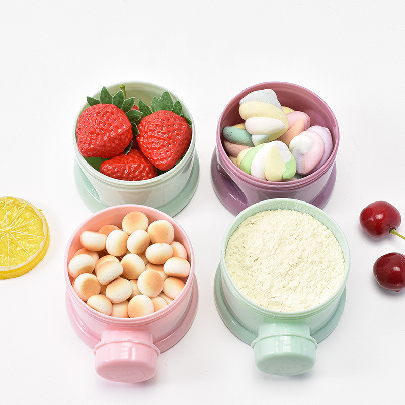 3/4 레이어 베어 베이비 밀크 파우더 컨테이너 휴대용 - Baby Food Pouches 리뷰 및 가격