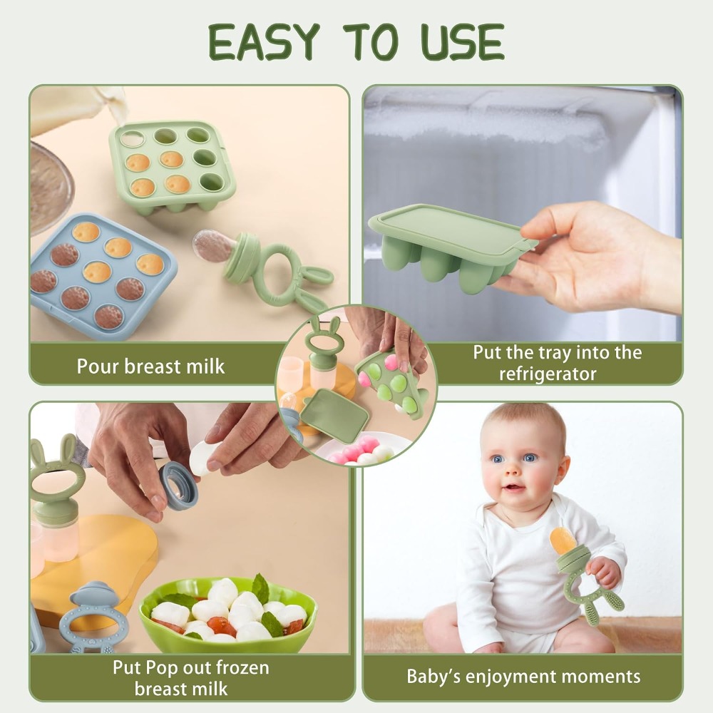 이유식 냉동 트레이, 실리콘 니블 피더, 모유 아이스크 - Baby Food Maker 리뷰 및 가격