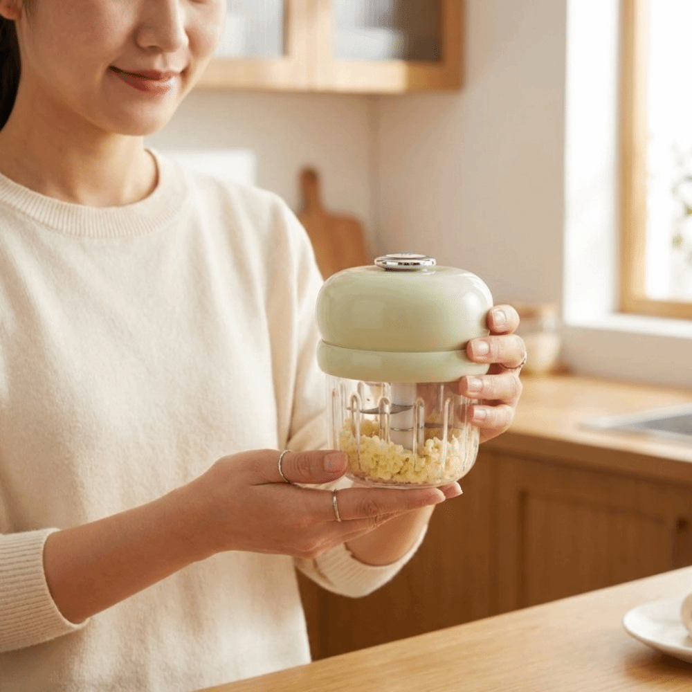 350ml 전기 마늘 다지기기 무선 USB 충전 이유식 - Baby Food Maker 리뷰 및 가격