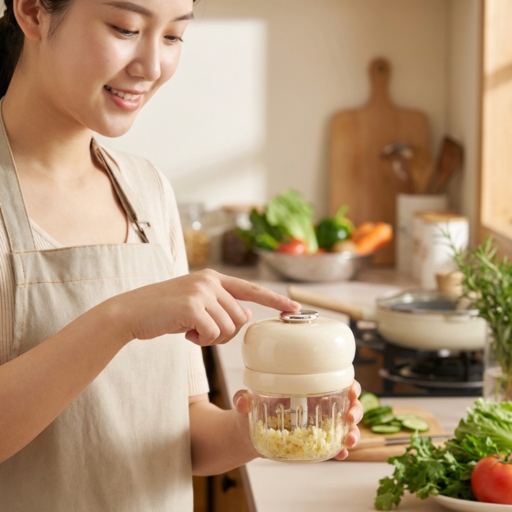 350ml 전기 마늘 다지기기 무선 USB 충전 이유식 - Baby Food Maker 리뷰 및 가격