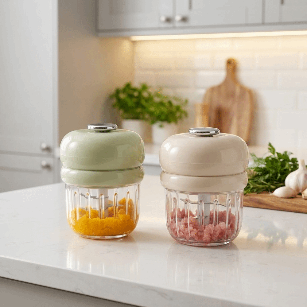 350ml 전기 마늘 다지기기 무선 USB 충전 이유식 - Baby Food Maker 리뷰 및 가격